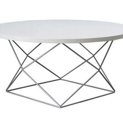 bàn trà phòng khách decor sắt nghệ thuật kết hợp nên mẫu hiện đại theo hình kim cương