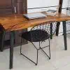 bàn làm việc gỗ nguyên tấm cao cấp