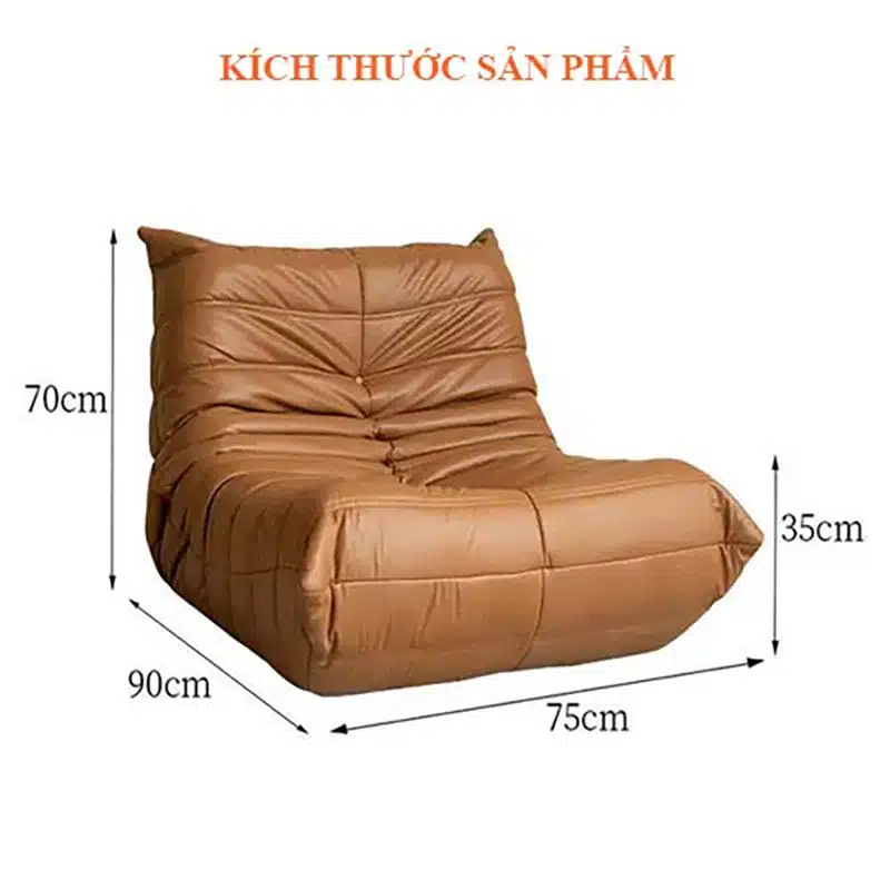 kích thước ghế armchair togo